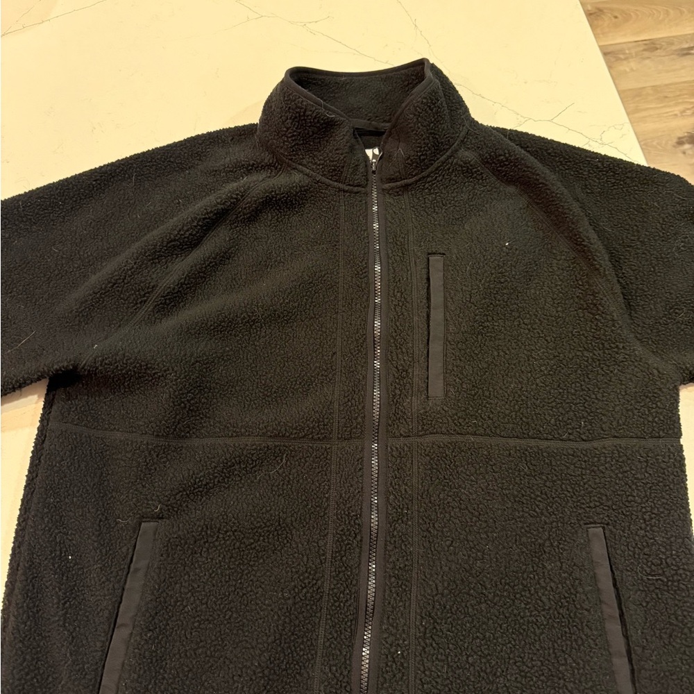 Black Zip Up Sweater